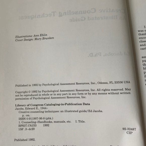 Creative counseling techniques: An illustrated guide book! New! Signed by author - Picture 3 of 11